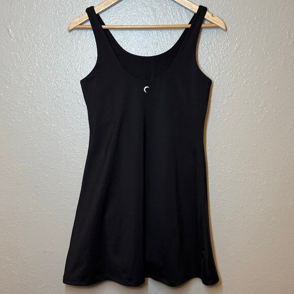 Zyia Active Match Point Activewear Tank Dress w/Shorts Black Women’s Medium - Picture 2 of 9